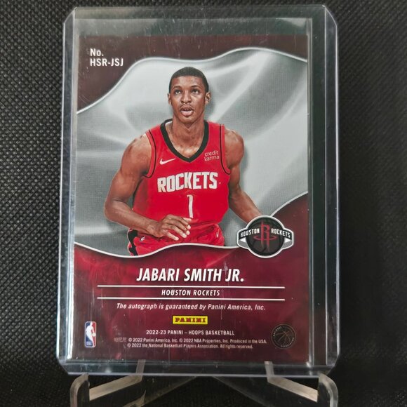 Jabrai Smith Jr 2022 NBA Hoops ' Hot Signatures ' Autograph RC Insert #HSR-JSJ - Picture 2 of 2